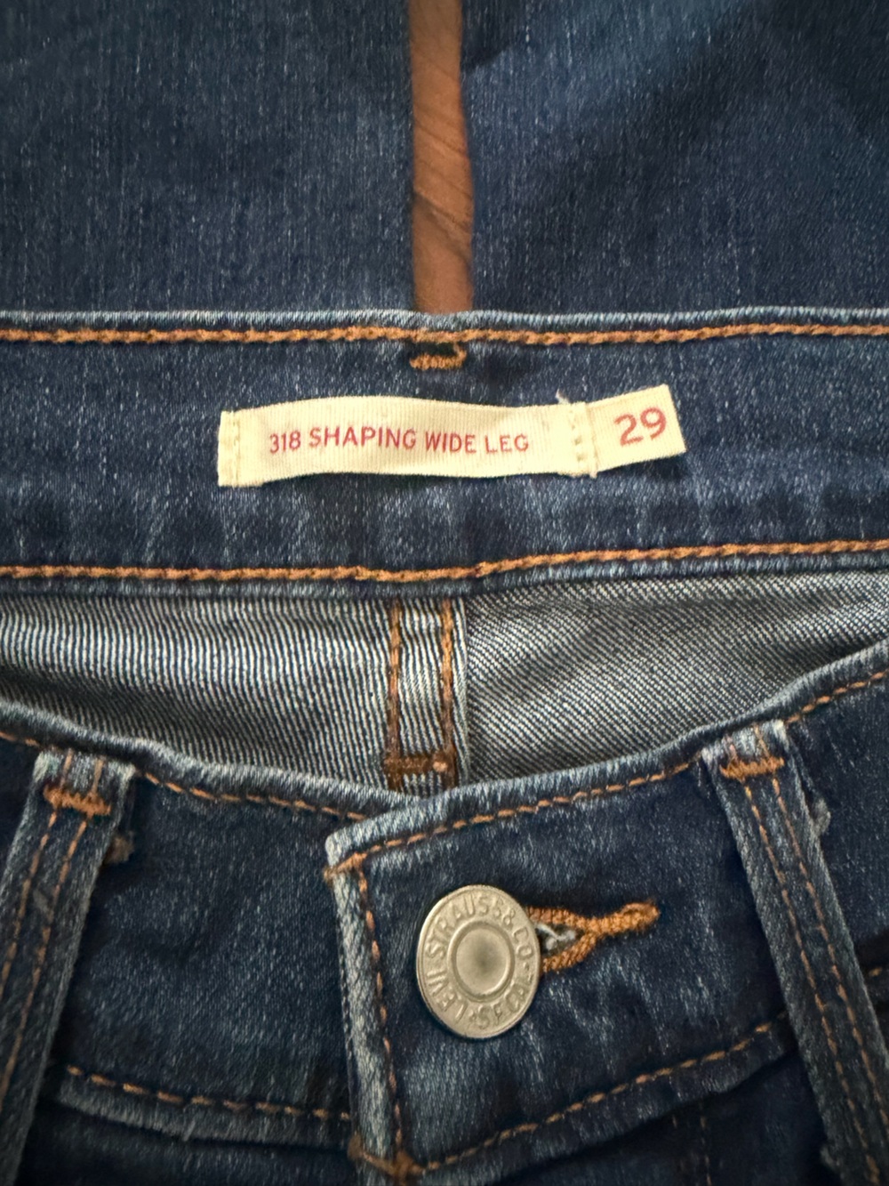 Levi's Dark Blue Flare Wide-Leg Jeans - Women's - Picture 2 of 3